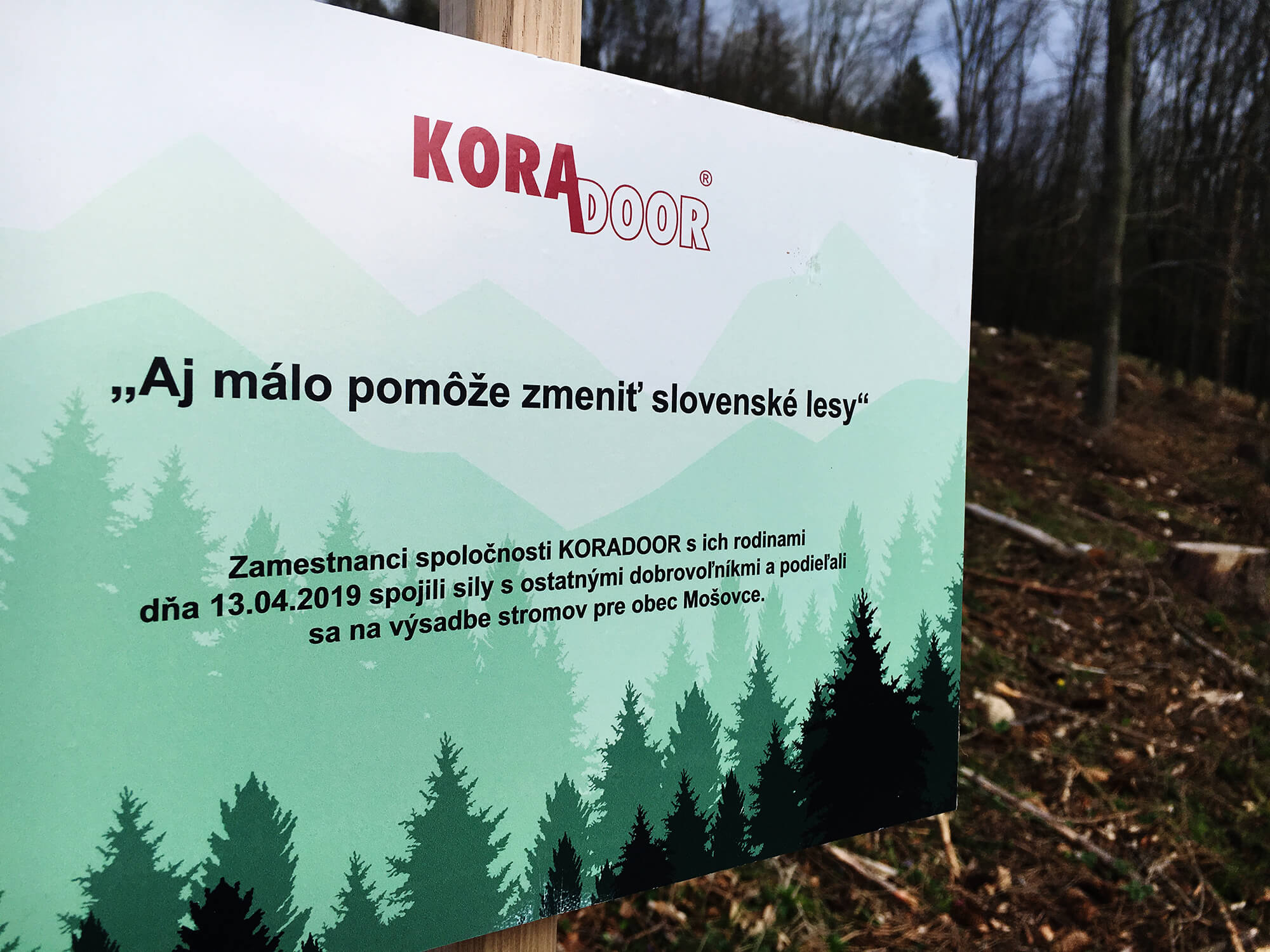 Aj málo pomôže zmeniť slovenské lesy!